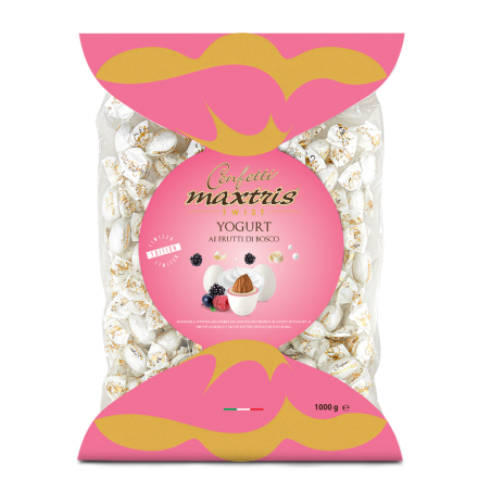 Confetti incartati singolarmente gusto Yogurt ai frutti di bosco