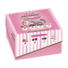 Confetti incartati con scatola Vassoio Rosa sfumati