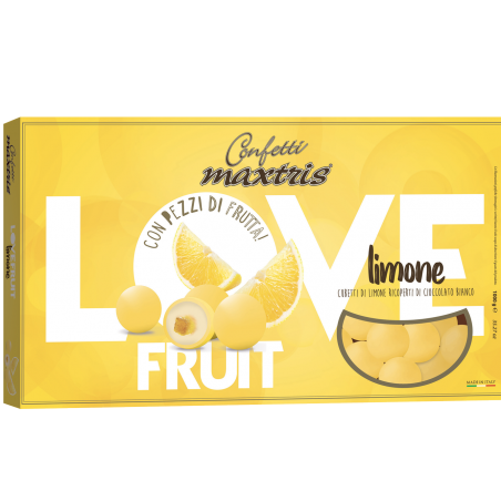 Confetti alla frutta con pezzetto di Limone