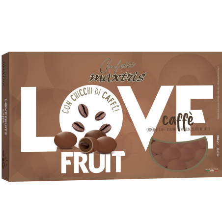 Confetti con chicco di caffe' e cioccolato