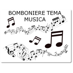 Bomboniere Tema Musica