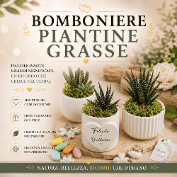 Bomboniere Piante Grasse