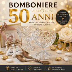 Bomboniere 50 Anni compleanno