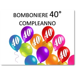 Bomboniere per 40 anni